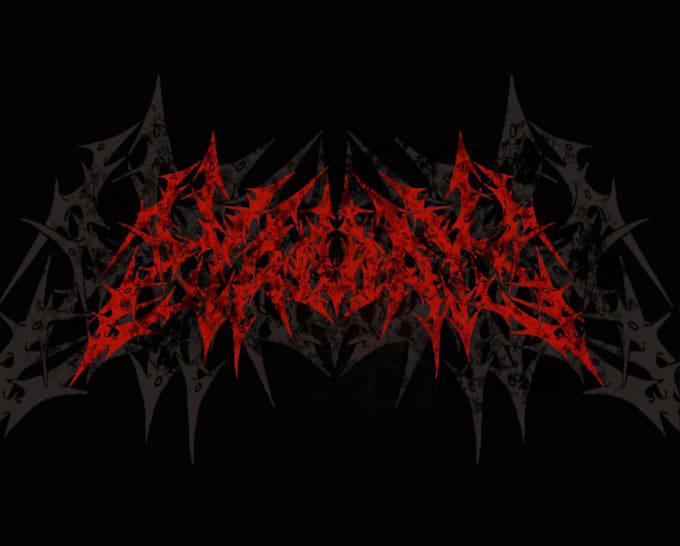 design a dark and elegant gothic metal logo