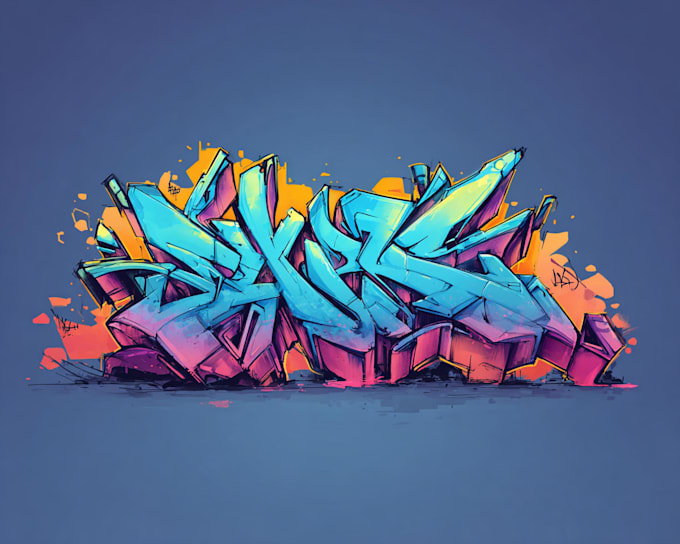 create custom graffiti art designs murals and wall arts