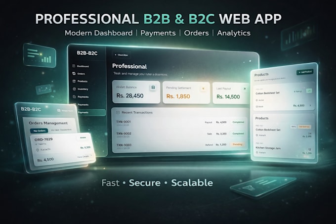 develop a custom fullstack saas web application