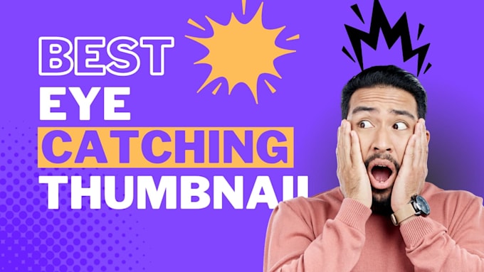 design unique viral youtube thumbnail