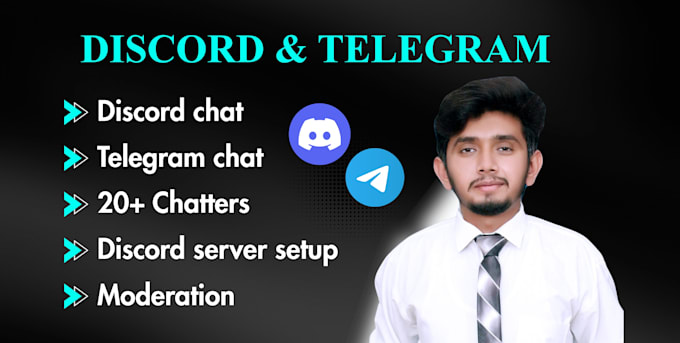 provide discord and telegram chat with moderation for crypto and nft projects