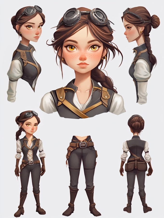 draw 2d game character or 2d game character