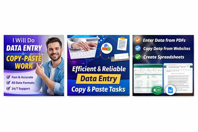 do accurate data entry, copy paste, and web research work