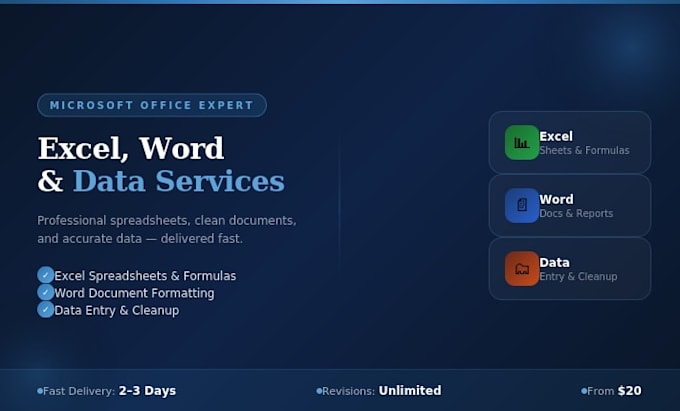 microsoft excel and word tasks accurately and fast for you