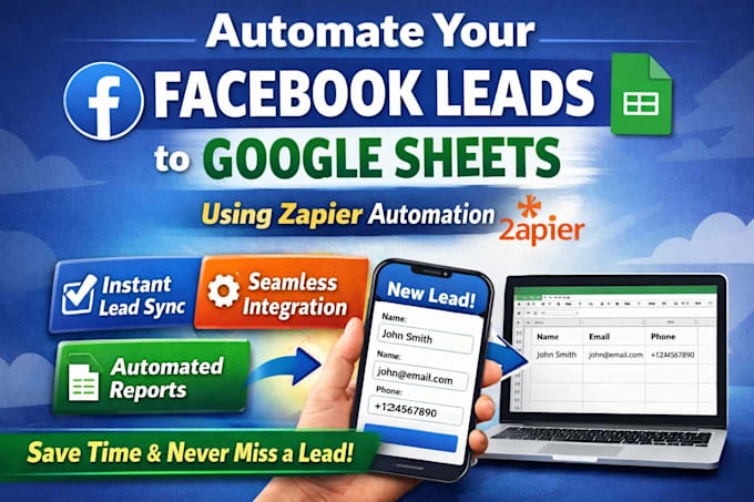 zapier facebook leads to google sheets
