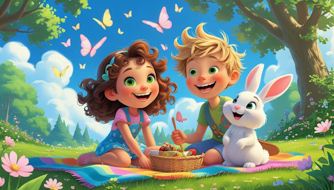 do 3d children book illustration