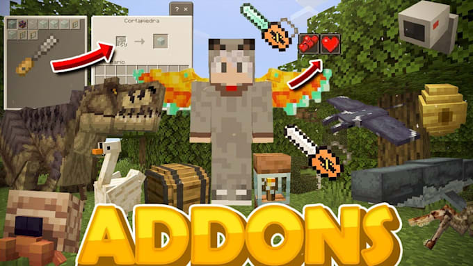 create a high standard minecraft bedrock addon