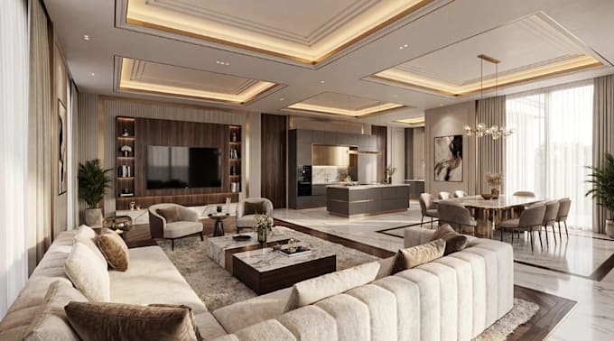 redesign residential apartment,en suite interior render,layout plan,cgi render