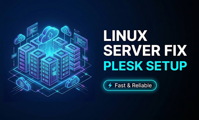 fix linux server issues and setup plesk