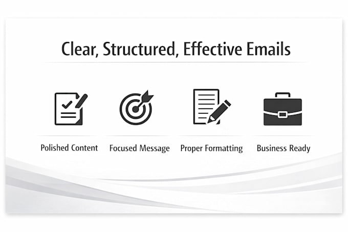 write a professional email, letter or official message