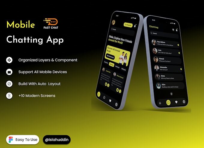 mobile app UI UX design, dashboard, website UI UX design in figma