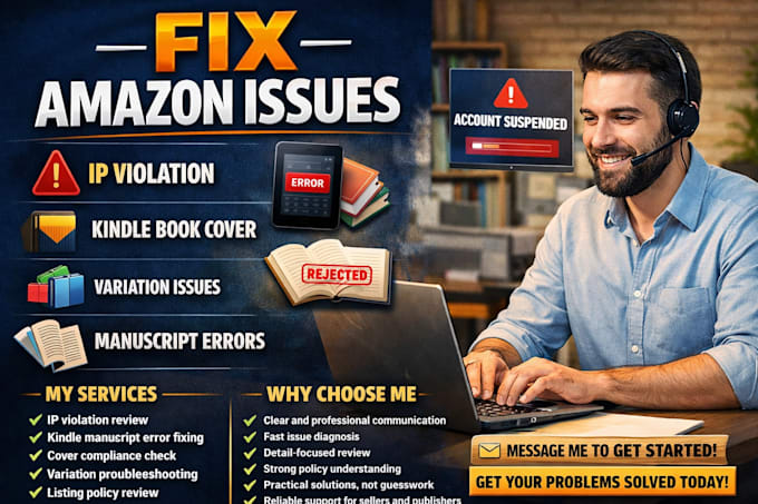 fix amazon issues ip violation kindle book cover variation issue manuscript