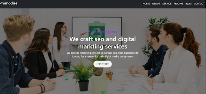 create responsive HTML CSS javascript website