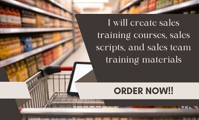 create sales training courses sales scripts and sales team training materials