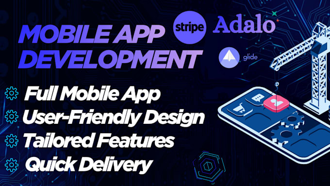 build no code app with adalo bubble io glide flutterflow mobile app