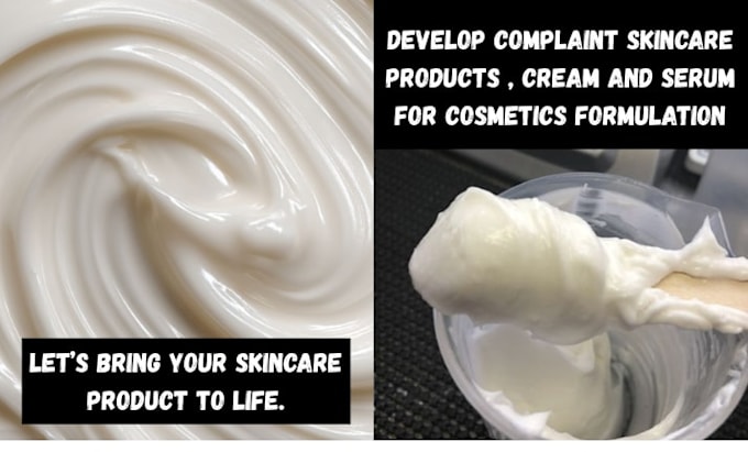 develop compliant skincare formulations for creams, serums and cosmetics product