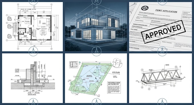 Create permit ready architectural structural and mep drawings by F8vour ...