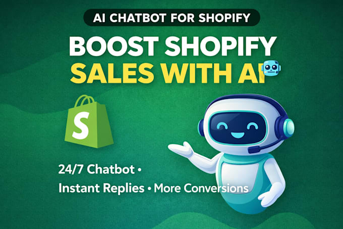 design ai chatbot for shopify to increase sales fast