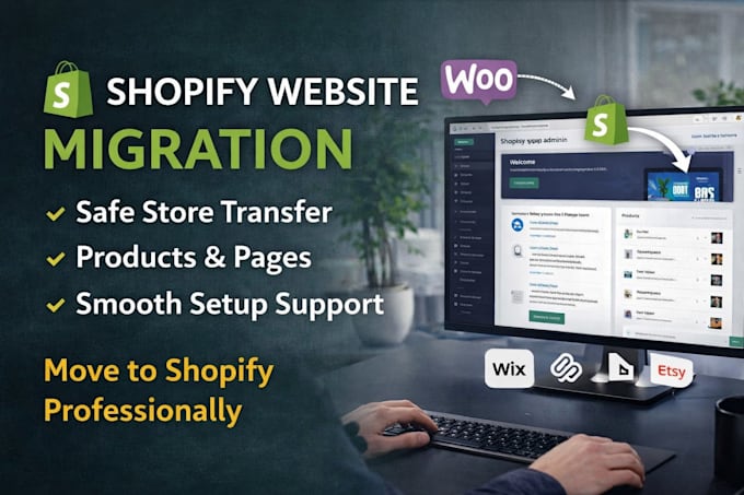 migrate woocommerce to shopify wix to shopify wordpress website migration