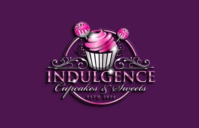 design bakery, sweet, cupcake or cookies logo