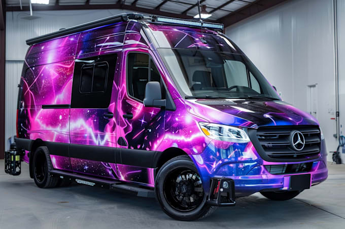 design professional car wrap, van wrap any vehicle wrap