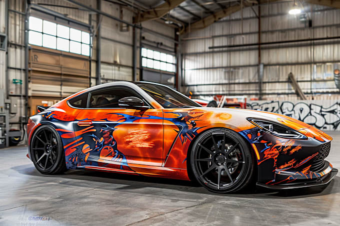 vehicle wrap car wrap van truck wrap design