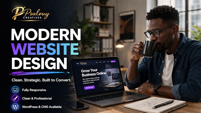 Build a modern, responsive website for your business by Mcpsalmy01 | Fiverr