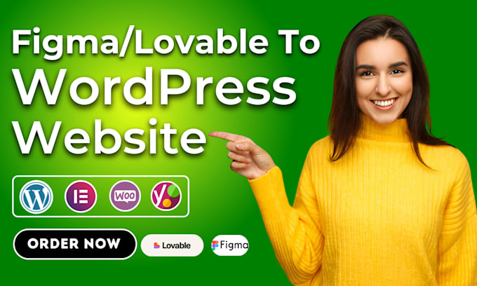 convert lovable ai website to wordpress, figma to wordpress website design