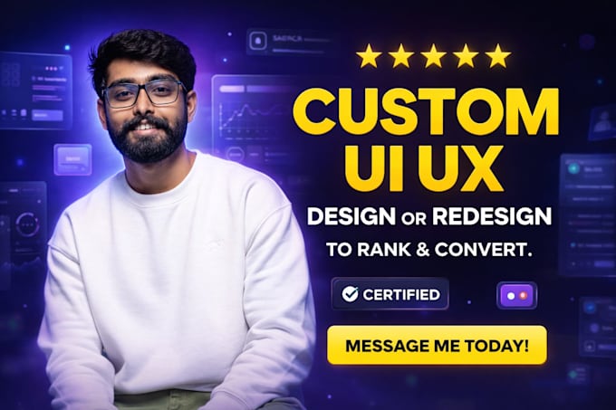 do ui ux design for b2b, saas, mobile app, admin panel in figma