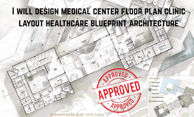 Design medical center floor plan, clinic layout, healthcare ...