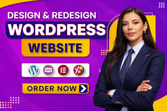 do wordpress website design, website development, redesign using elementor pro