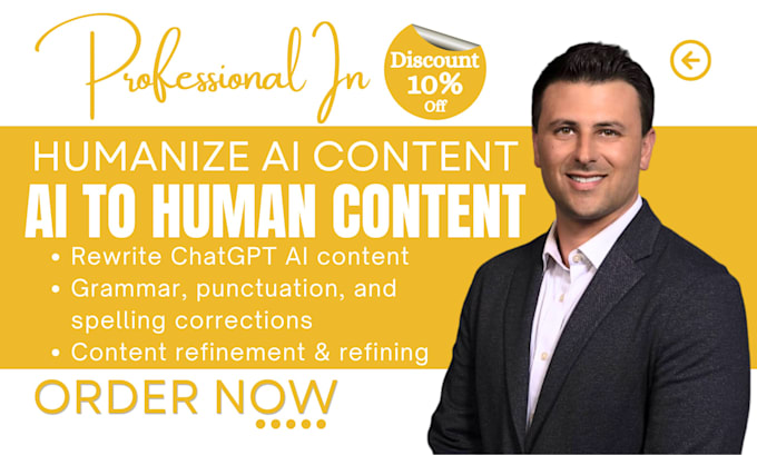 humanize ai content, rewrite chagpt ai text, edit, and proofread ai documents