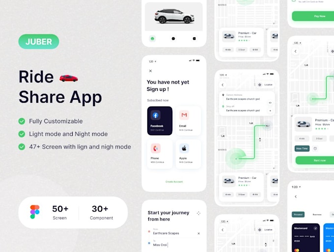 develop transportation management rideshare booking fleet logistic mobile app