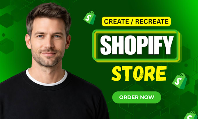 create or rebuild shopify website store, shopify ecommerce website development