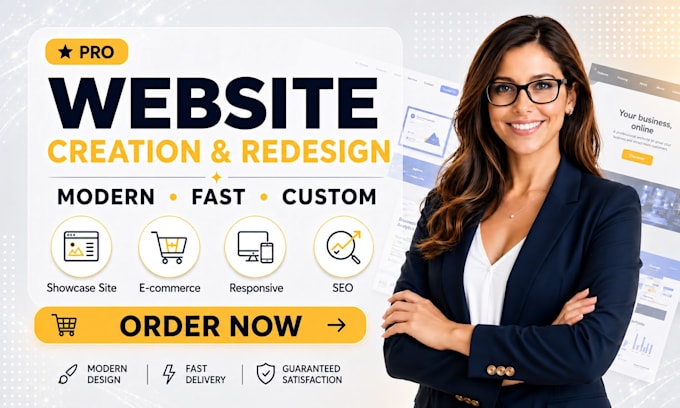 build or redesign a complet business website