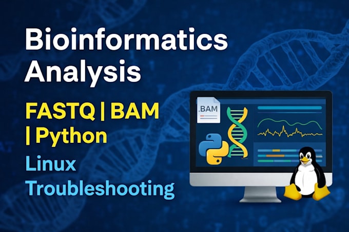 do bioinformatics analysis fastq bam python linux troubleshooting