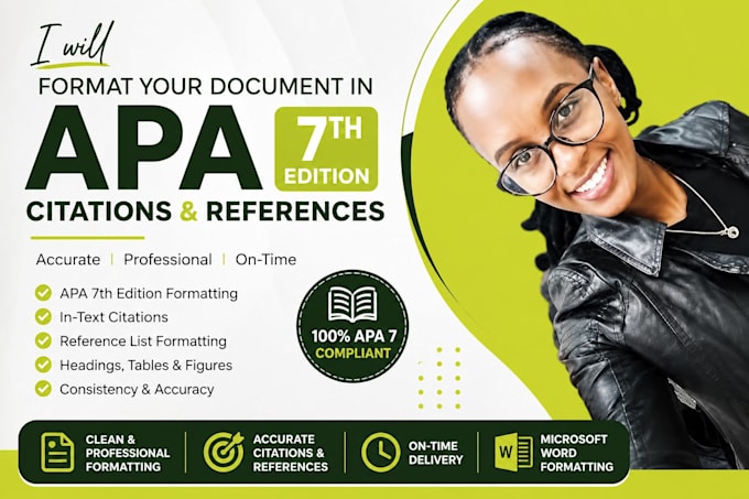 professionally proofread, edit and format your paper in apa 7th edition