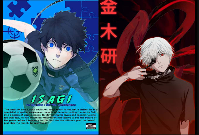 create a anime poster or noir anime art