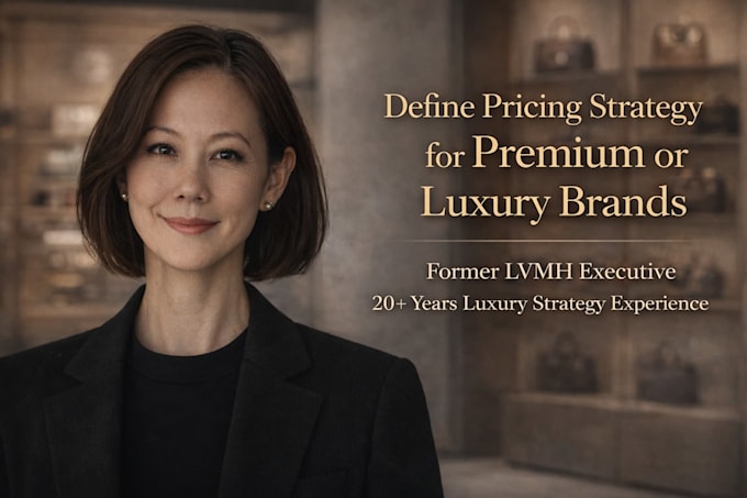 define a pricing strategy for premium or luxury positioning