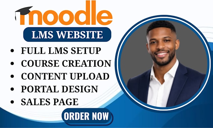 build, develop moodle lms course creation website moodle customization moodle