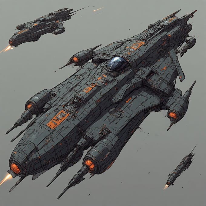 do sci fi spaceship design