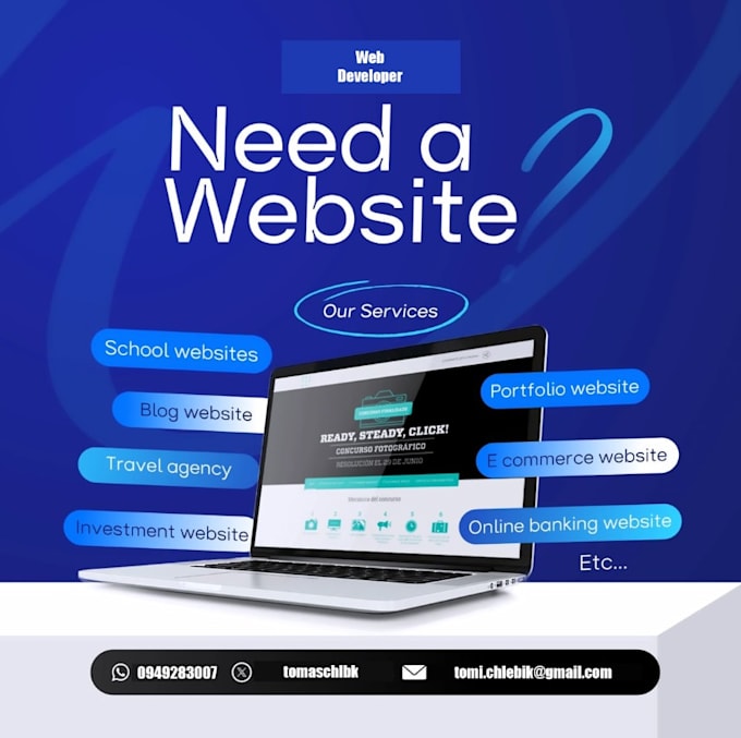 build a modern responsive website
