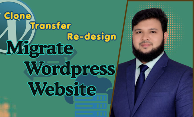 migrate wordpress website, transfer hosting and domain