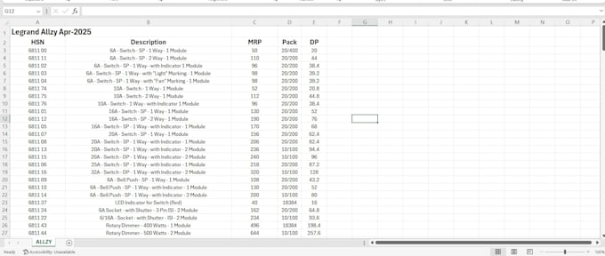 clean, format, merge, split excel data