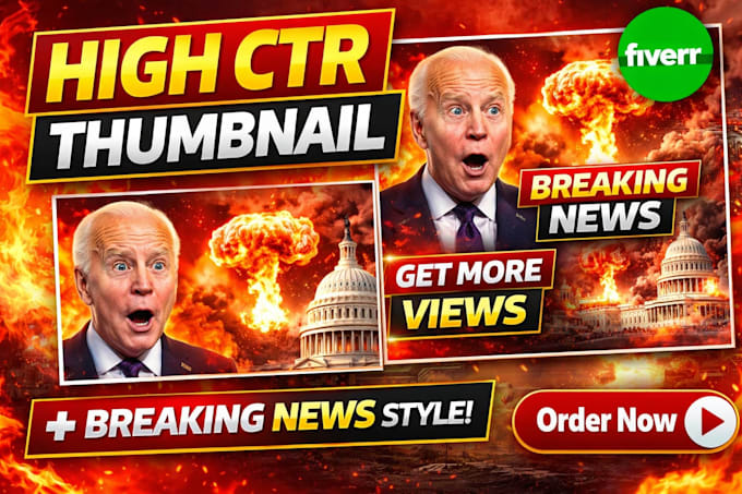 Design high ctr youtube thumbnail for viral clicks by Ctrdesignmaster ...