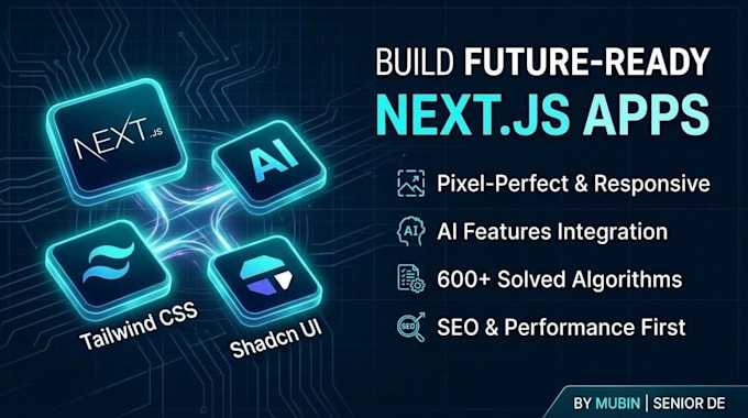 Build high performance next js saas or ai application by Mubin_ice_ru ...