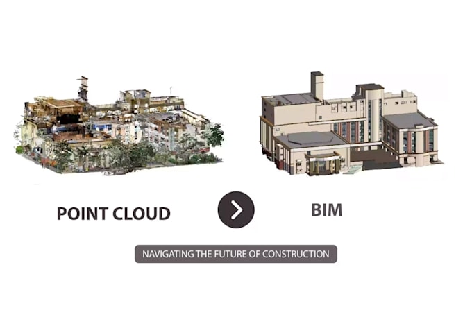 convert point cloud to accurate revit bim model, scan to bim