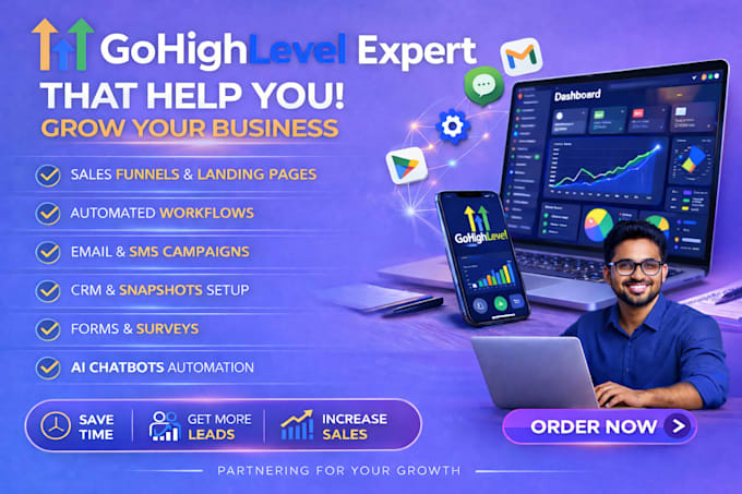 be your gohighlevel expert, ghl funnel and ghl workflow