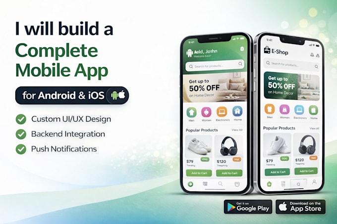 develop android and ios app