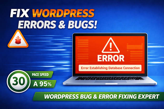 fix wordpress errors bugs issues and restore your website fast
